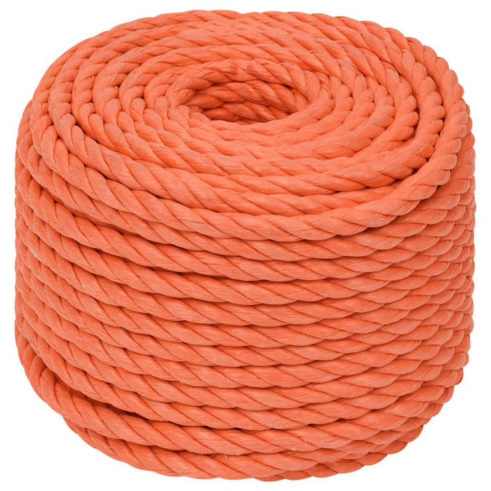 Delovna vrv oranžna 14 mm 50 m polipropilen